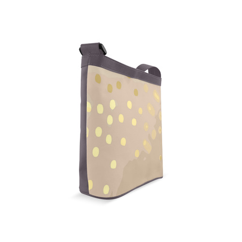 Gold Dots Abstract Crossbody Bags (Model 1613)