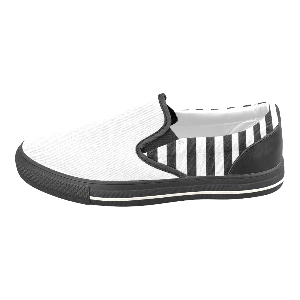 Piano Key Collection Slip-on Canvas Shoes for Kid (Model 019)