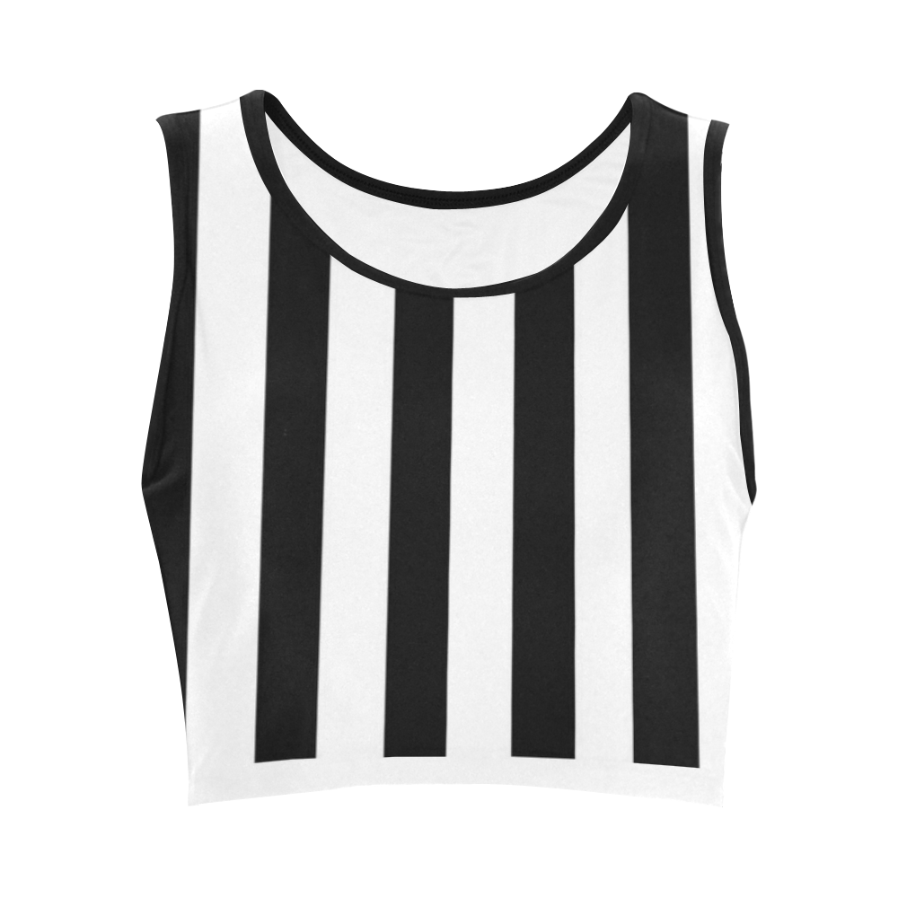 Piano Key Collection Women's Crop Top (Model T42)