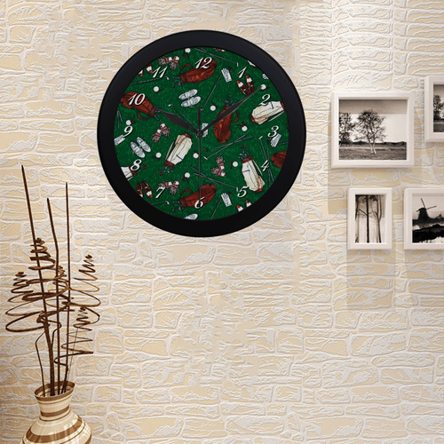 Men's Tee Time Golf Circular Plastic Wall clock