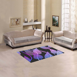 Colorful Tropical Leaves Area Rug 2'7"x 1'8‘’