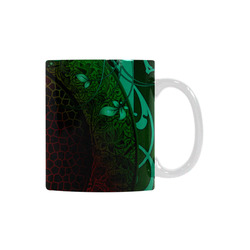 Cute owl, mandala design White Mug(11OZ)