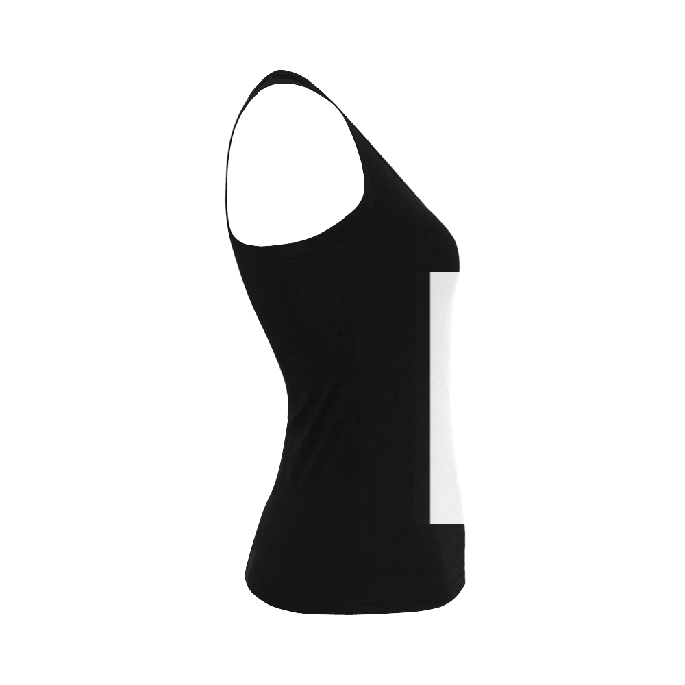 Piano Key Collection Women's Shoulder-Free Tank Top (Model T35)