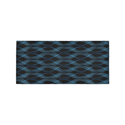 Ocean Blue Ribbons 2 Area Rug 7'x3'3''