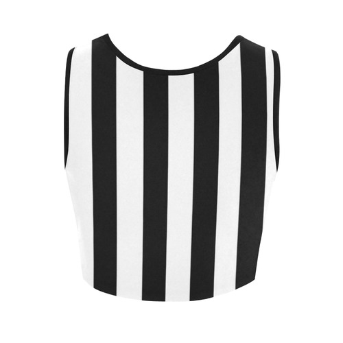 Piano Key Collection Women's Crop Top (Model T42)