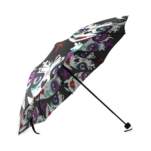 Day of the dead - sugarskull Foldable Umbrella (Model U01)