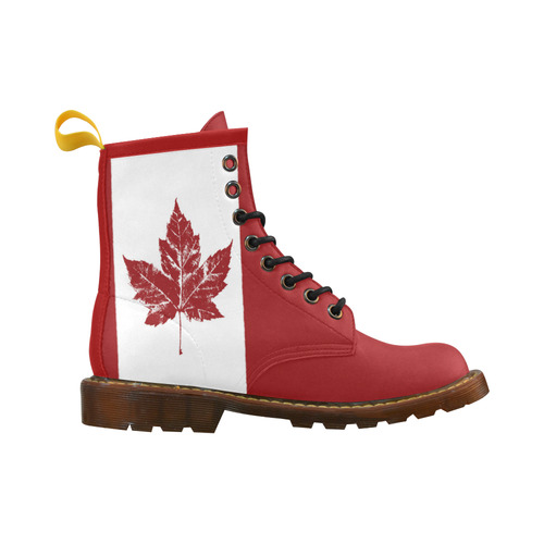 Cool Canada Boots Red Men's Canada Boots High Grade PU Leather Martin Boots For Men Model 402H