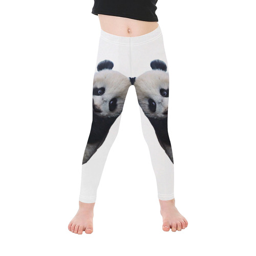 Baby Panda Kid's Ankle Length Leggings (Model L06)