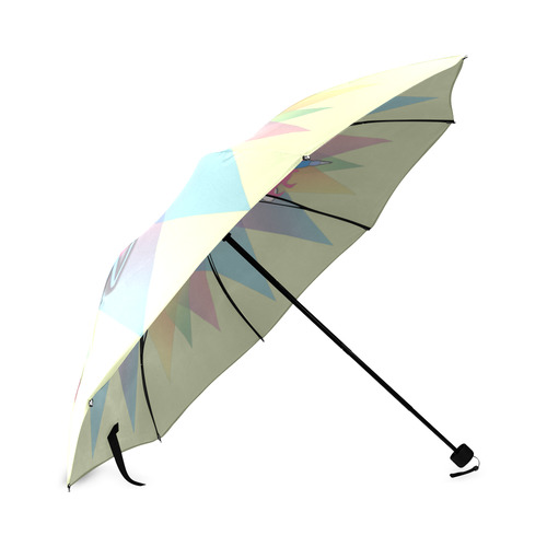 Cartoon Unicorn, Fantasy Design Foldable Umbrella (Model U01)