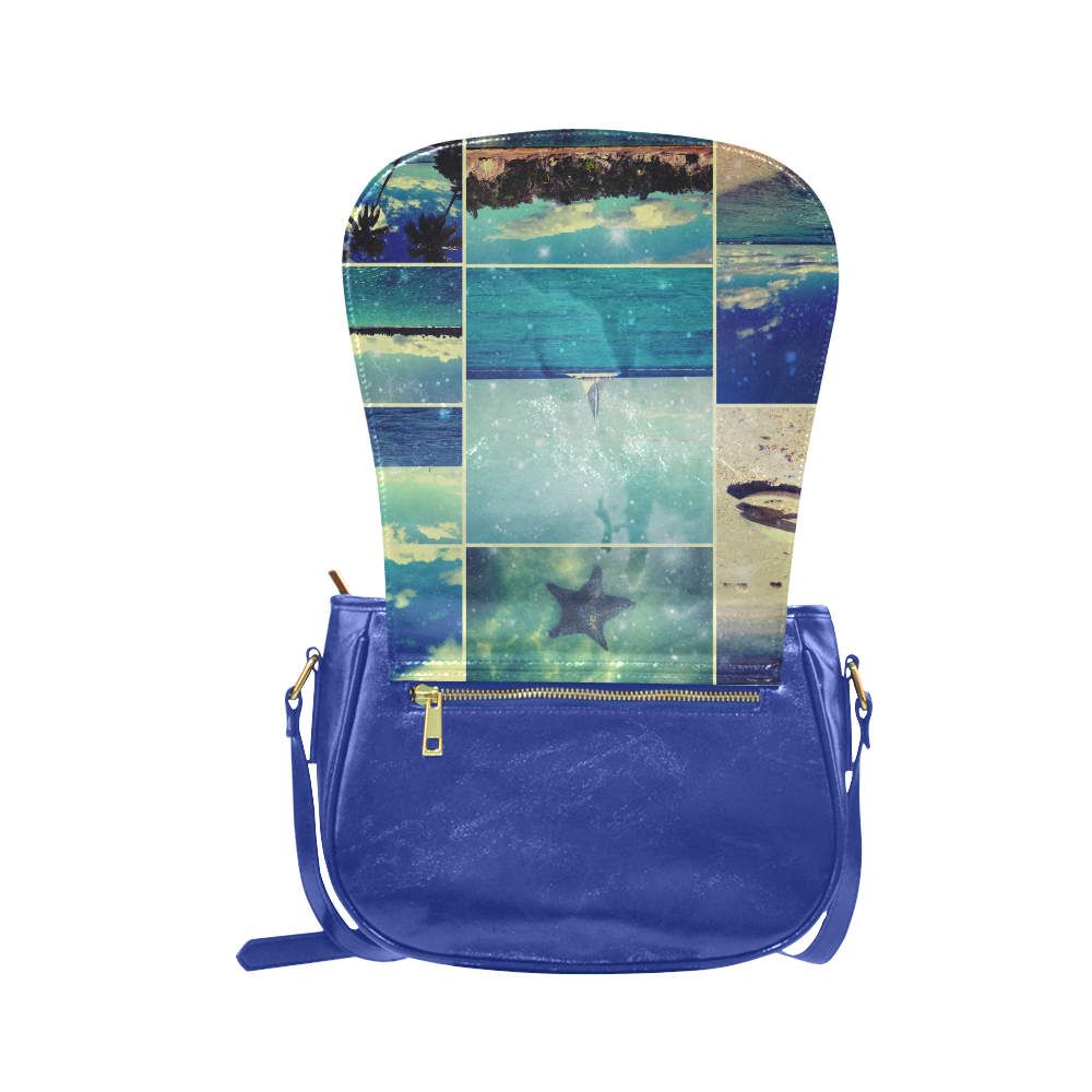 Starry Starry Caribbean Night Classic Saddle Bag/Large (Model 1648)