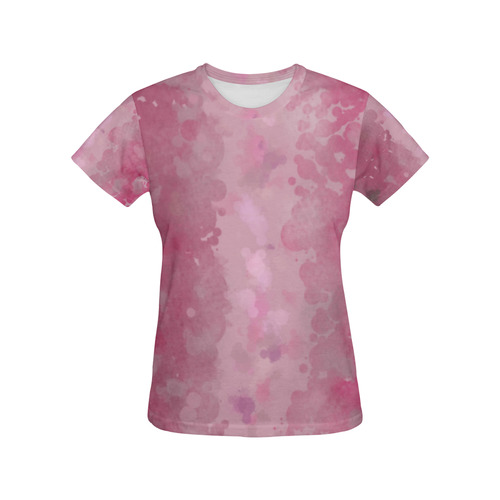 LILAC SURPISE All Over Print T-Shirt for Women (USA Size) (Model T40)
