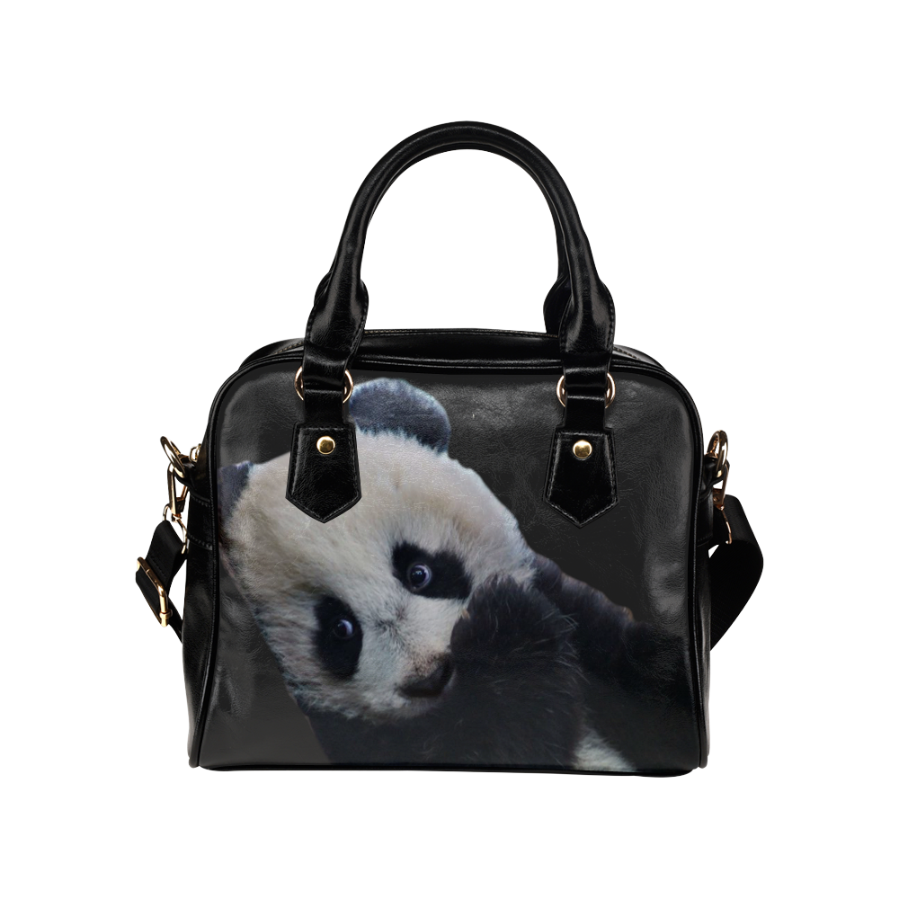 Baby Panda Shoulder Handbag (Model 1634)