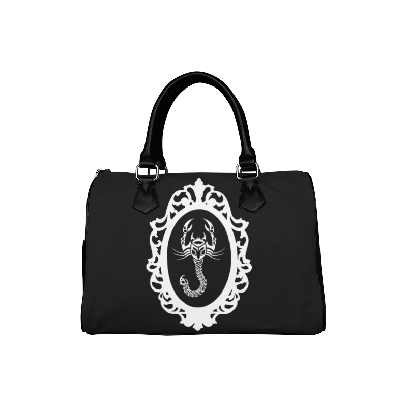 Scorpion Cameo Gothic Art Boston Handbag (Model 1621)