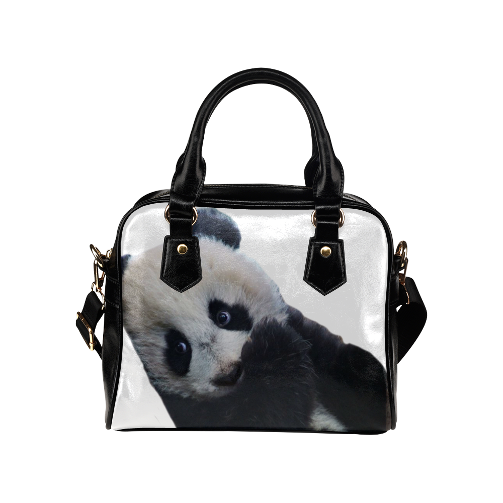 Baby Panda Shoulder Handbag (Model 1634)