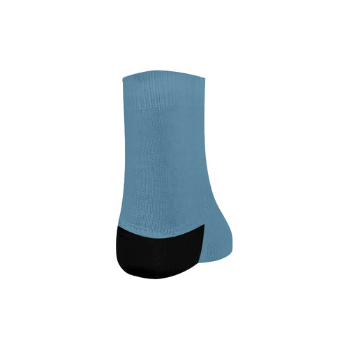Designer Color Solid Niagara Quarter Socks
