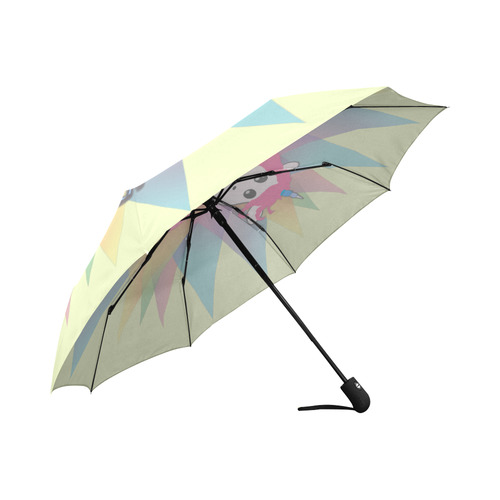 Cartoon Unicorn, Fantasy Design Auto-Foldable Umbrella (Model U04)