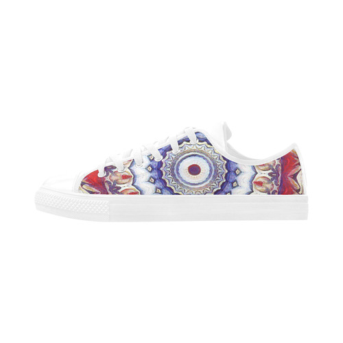 X-Mas Romantic Mandala Aquila Microfiber Leather Women's Shoes (Model 031)