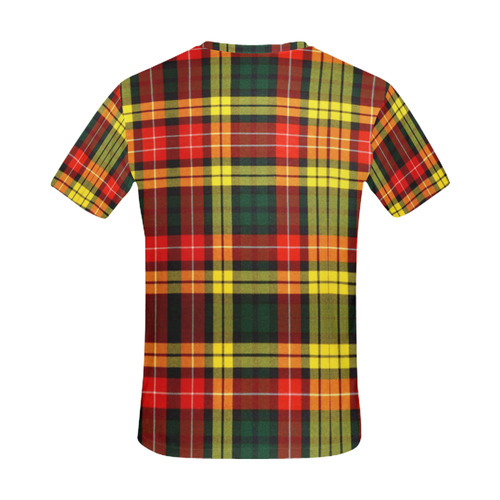 Buchanan Tartan All Over Print T-Shirt for Men (USA Size) (Model T40)