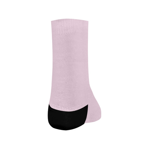 Designer Color Solid Ballet Slipper Crew Socks