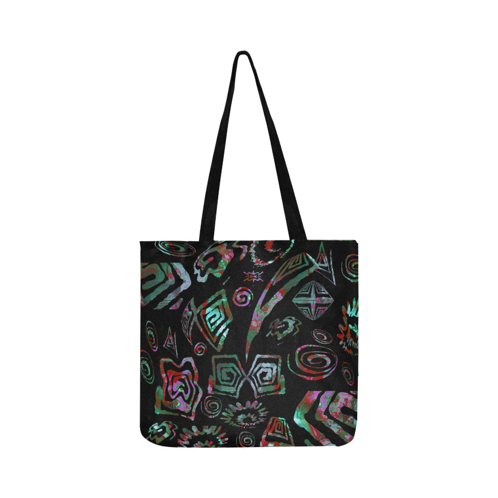 Tribal pattern Reusable Shopping Bag Model 1660 (Two sides)