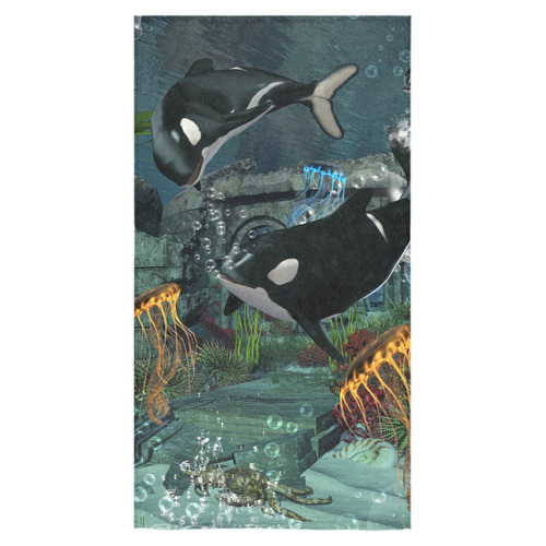 Amazing orcas Bath Towel 30"x56"