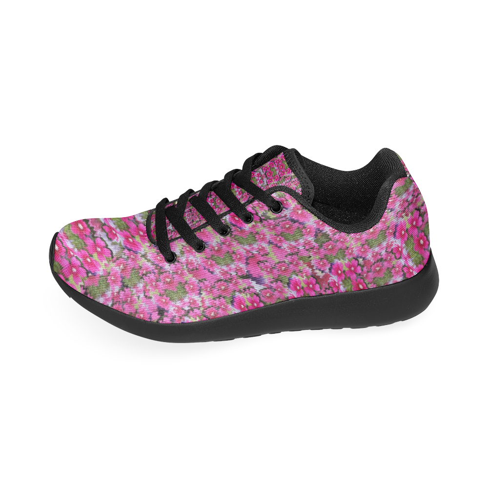 fantasy magnolia tree in a fantasy landscape Women's Running Shoes/Large Size (Model 020)