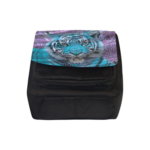 Crazy blue tiger by JamColors Crossbody Nylon Bags (Model 1633)