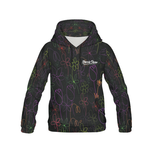 Dreaming flowers All Over Print Hoodie for Women (USA Size) (Model H13)