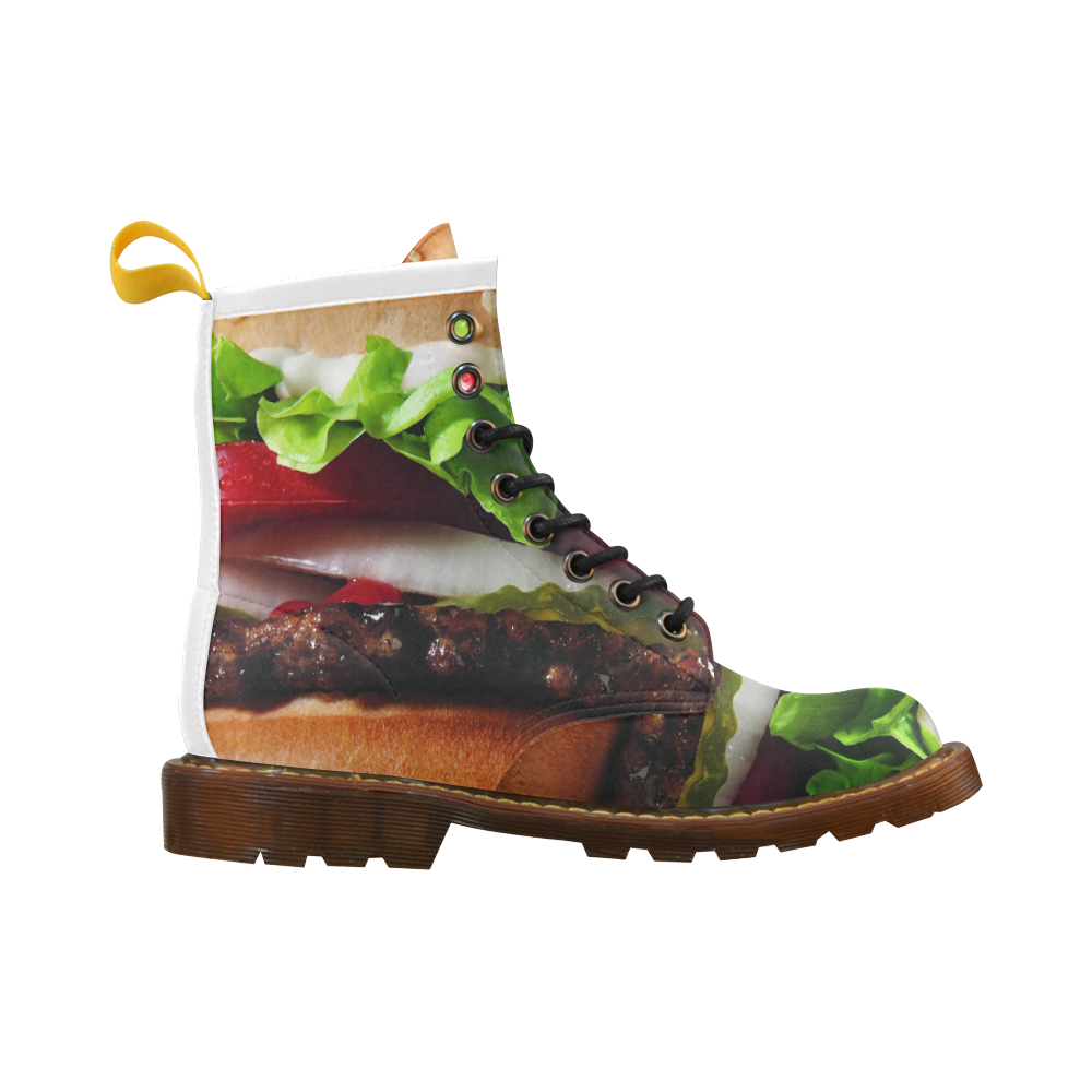 burger High Grade PU Leather Martin Boots For Men Model 402H