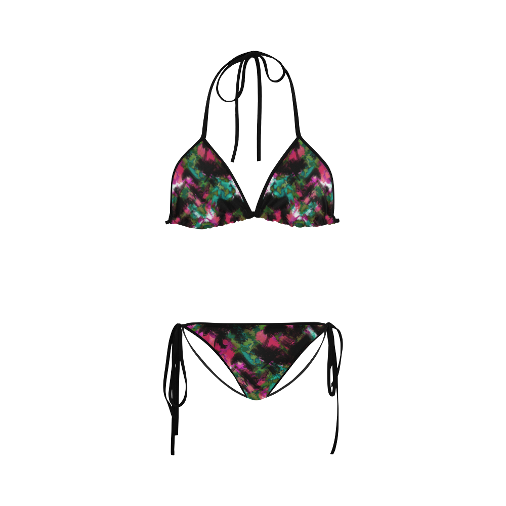 Abstract pattern Custom Bikini Swimsuit