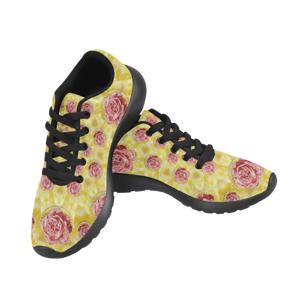 roses and fantasy roses Women's Running Shoes/Large Size (Model 020)