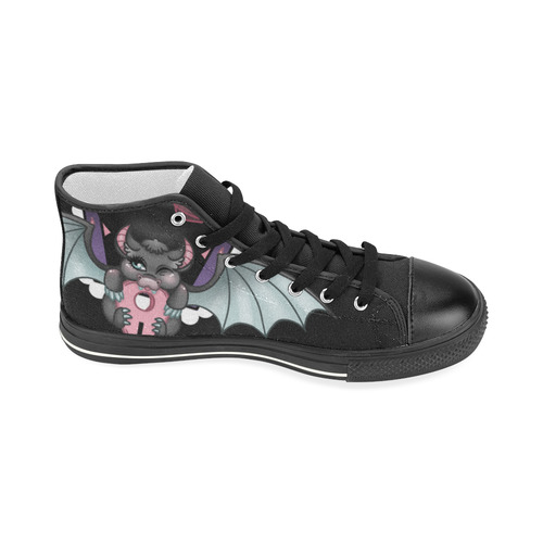 Zombabe Womans High Top Women's Classic High Top Canvas Shoes (Model 017)