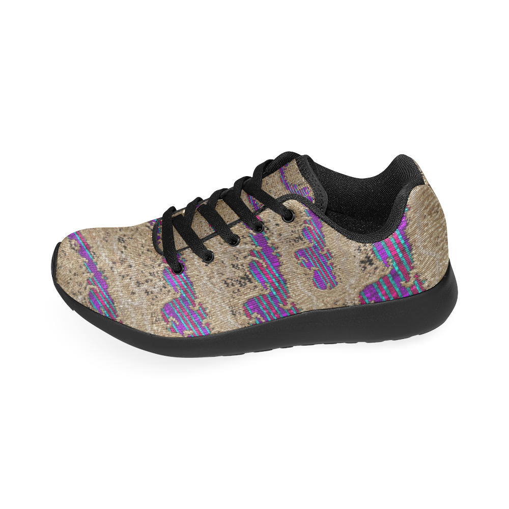 Pearl lace and smiles in peacock style Women's Running Shoes/Large Size (Model 020)