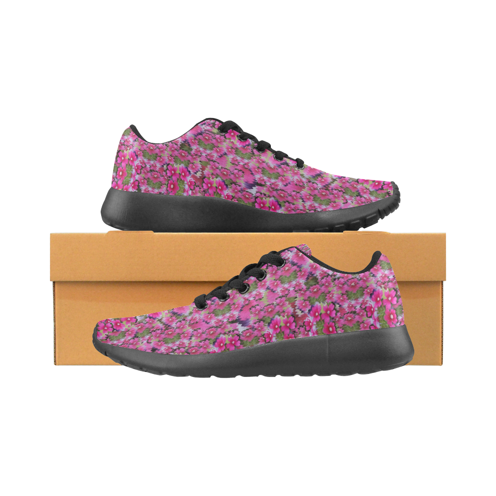 fantasy magnolia tree in a fantasy landscape Women's Running Shoes/Large Size (Model 020)
