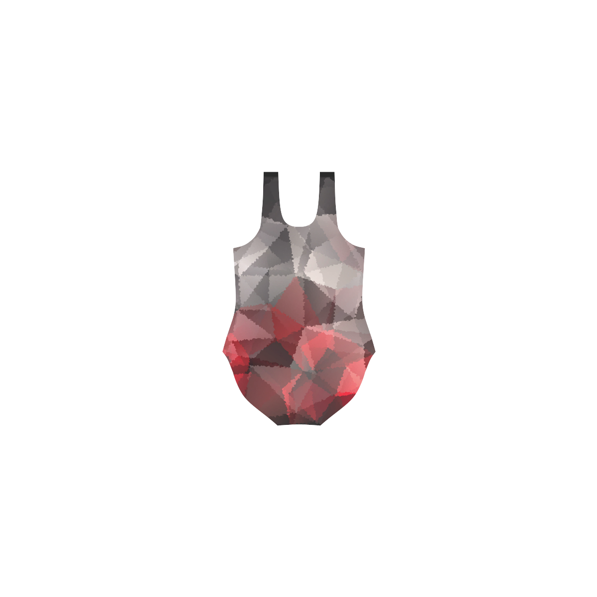 Abstract pattern Vest One Piece Swimsuit (Model S04)