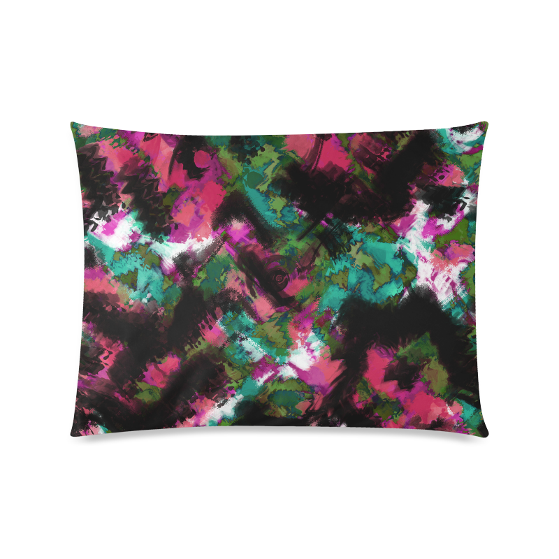 Abstract pattern Custom Zippered Pillow Case 20"x26"(Twin Sides)