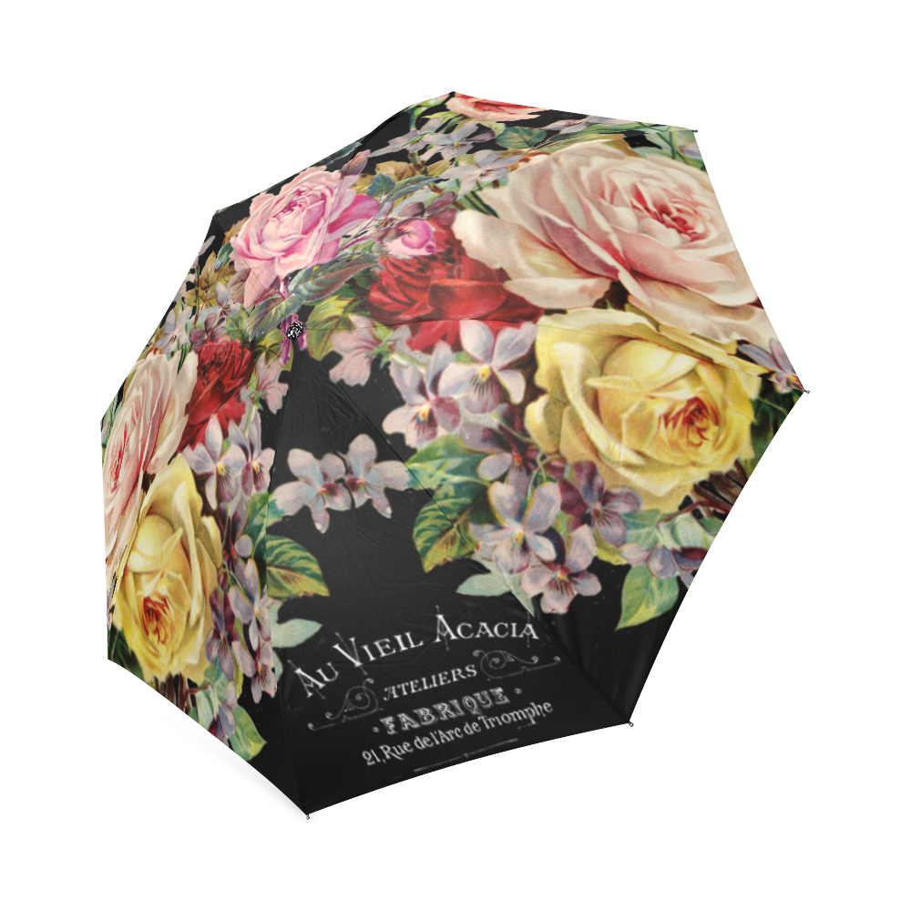 Nuit des Roses Foldable Umbrella (Model U01)