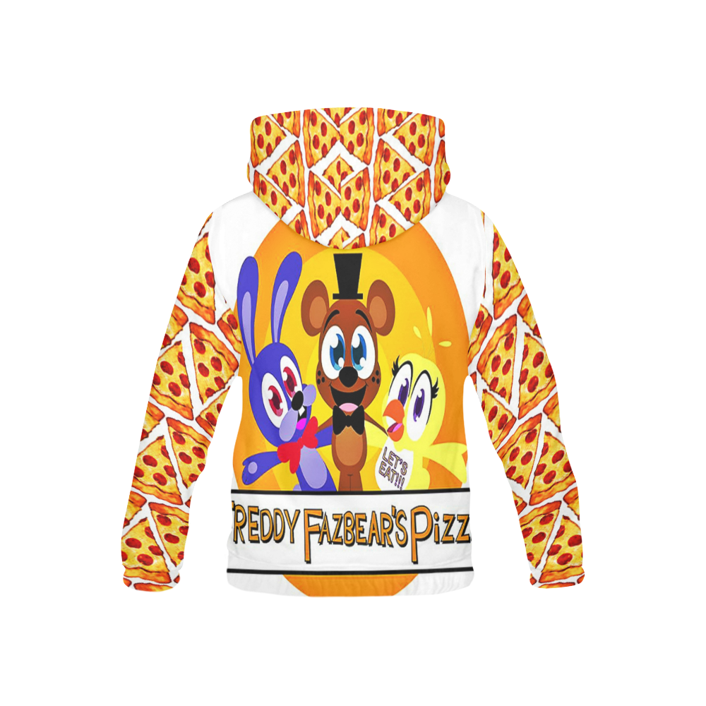Welcome to Freddy Fazbears Pizza All Over Print Hoodie for Kid (USA Size) (Model H13)