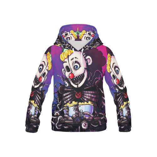the puppet All Over Print Hoodie for Kid (USA Size) (Model H13)