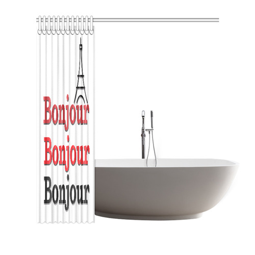Bonjour Shower Curtain 72"x72"