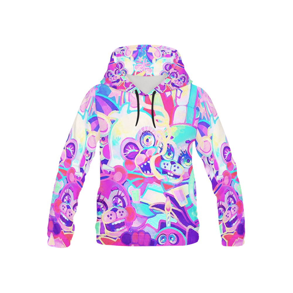 fnaf world All Over Print Hoodie for Kid (USA Size) (Model H13)