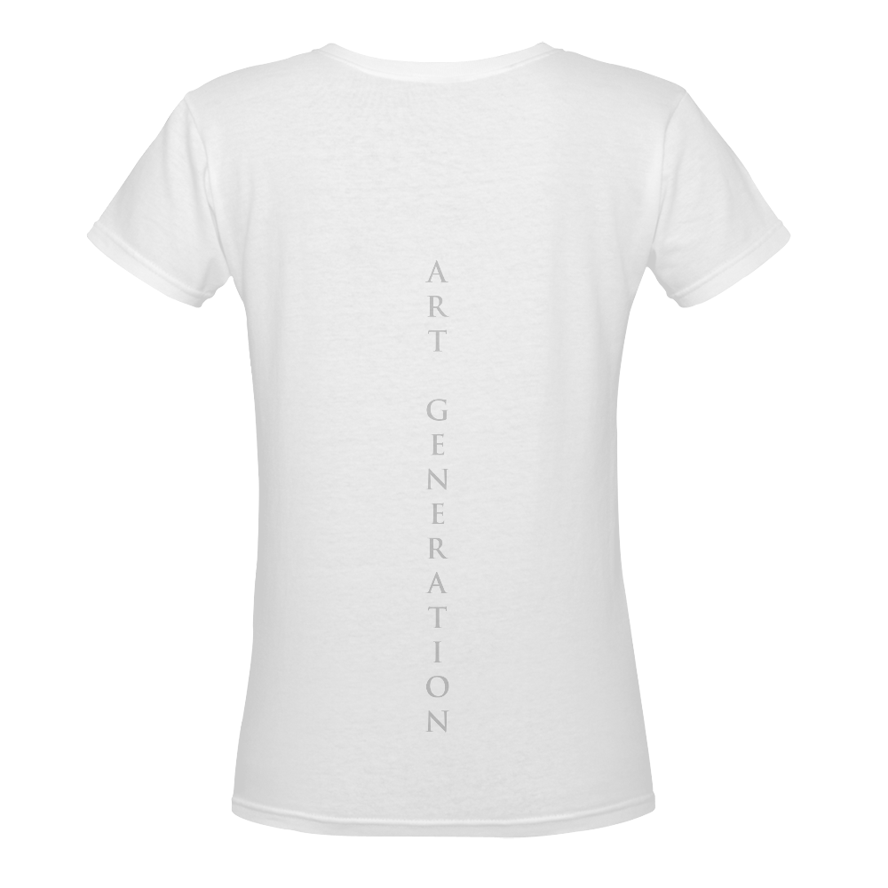 dreamcatcher Women's Deep V-neck T-shirt (Model T19)
