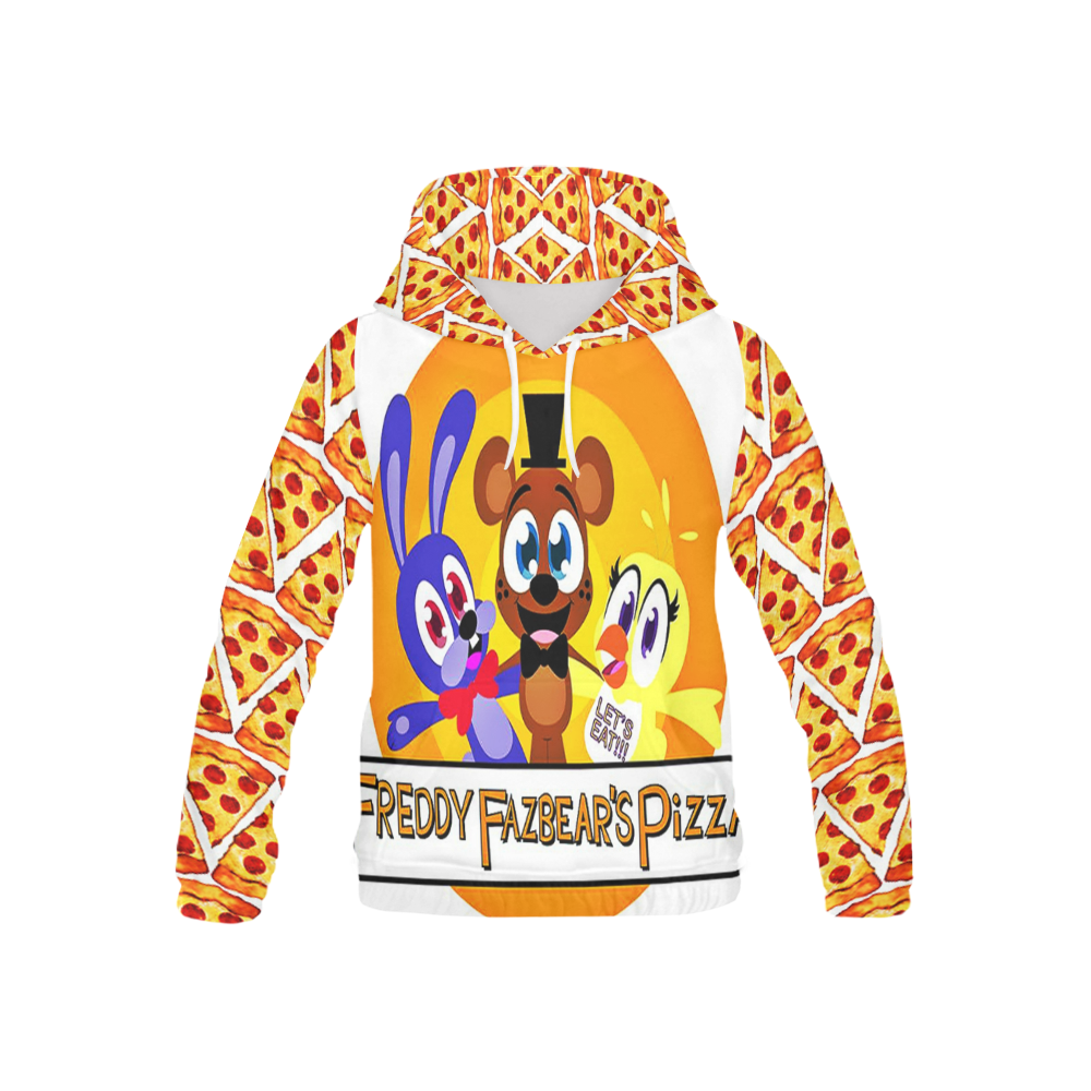 Welcome to Freddy Fazbears Pizza All Over Print Hoodie for Kid (USA Size) (Model H13)