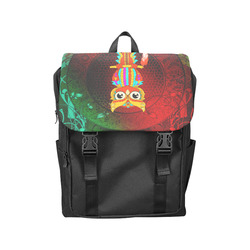 Cute owl, mandala design Casual Shoulders Backpack (Model 1623)