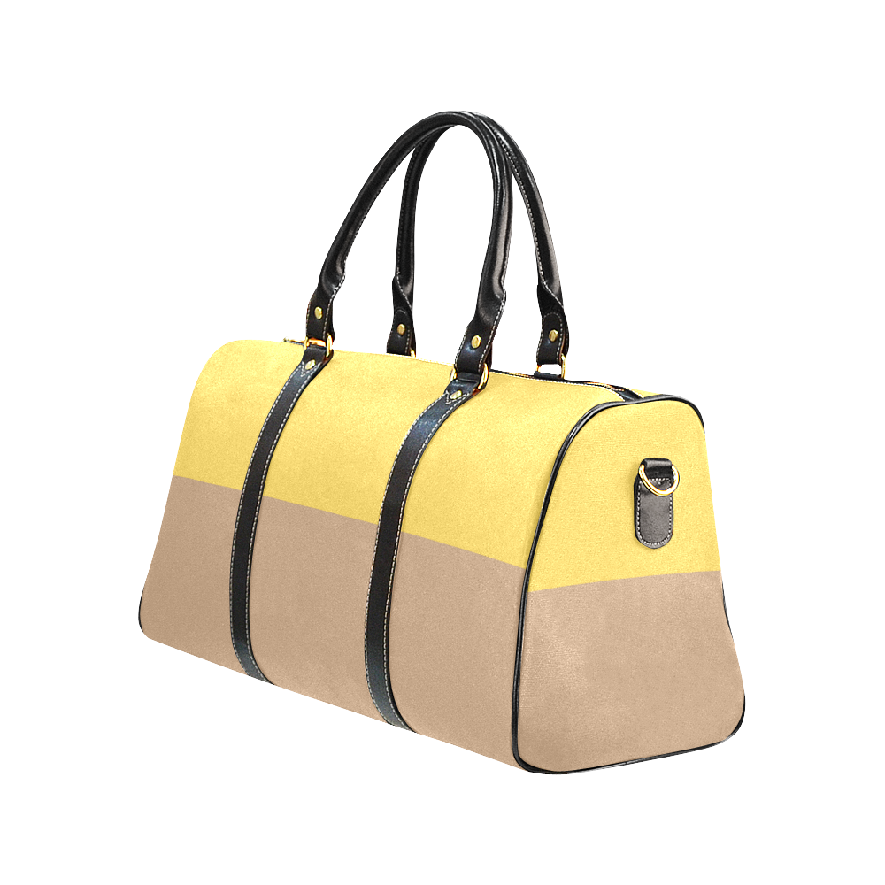 tan yellow weekender New Waterproof Travel Bag/Large (Model 1639)