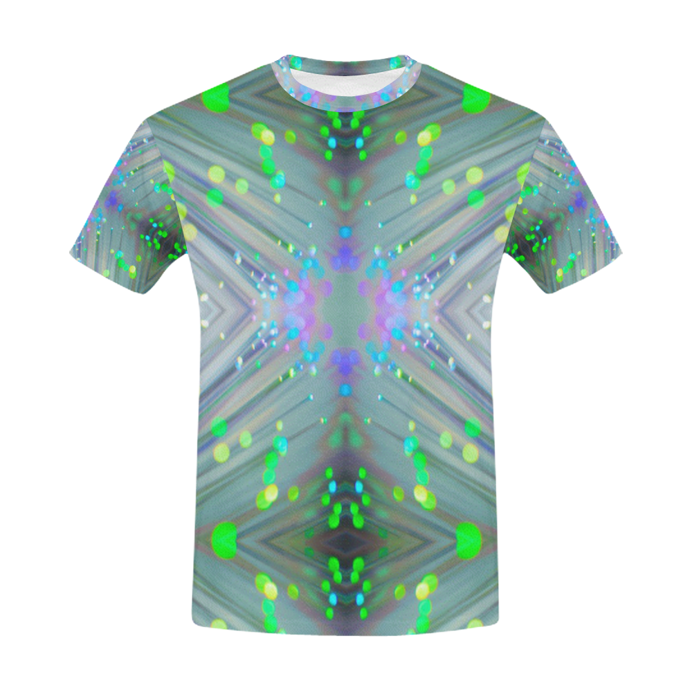 green mirror 2 All Over Print T-Shirt for Men (USA Size) (Model T40)