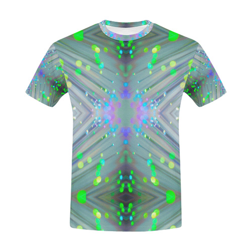 green mirror 2 All Over Print T-Shirt for Men (USA Size) (Model T40)