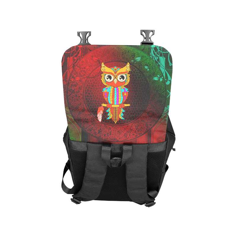 Cute owl, mandala design Casual Shoulders Backpack (Model 1623)