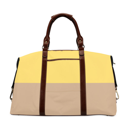 Yellow Tan Classic Travel Bag (Model 1643) Remake