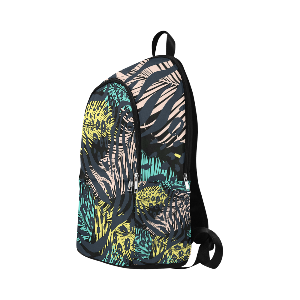 Abstract geometric animal pattern Fabric Backpack for Adult (Model 1659)